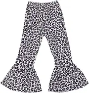 [DACSOIT] Toddler Girls Turkey Leopard Leggings Casual Stretch Printed Pants 2-8Y