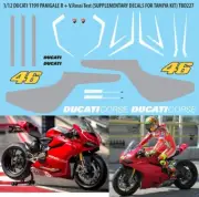 1/12 DECALS for DUCATI 1199 R PANIGALE + TAMIYA DECALS TB DECAL TBD227