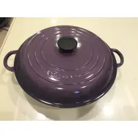 在飛比找蝦皮購物優惠-Le Creuset 葡萄紫30公分壽喜燒鍋