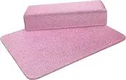 WRITWAA Nail Art Hand Pillow Set Nail Rest Manicure Arm Rest Pillow Mat Silver Multifunctional Comfortable