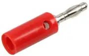 PLUG, Banana 4MM RED, Banana Test Connectors, Qty.2 PSG08248