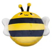 Relaxeazzz 15cm Bee Travel Pillow w/ Eye Mask 6y+ Kids Soft Cushion Plush