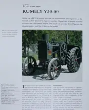 Rumely Tractor Picture Article Sheet Out of Print Farm Wall Art Decor Display