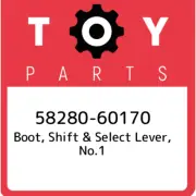 58280-60170 Toyota Boot, shift & select lever, no.1 5828060170, New Genuine OEM