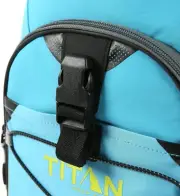 Stylish Blue Lagoon Insulated Backpack Cooler - 24 Can Capacity, Lightweight