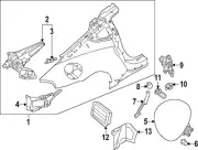 Genuine Nissan Fuel Door 78830-6GR8A