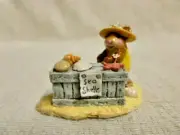 Wee Forest Folk Shelley Special Edition Yellow M-235 Retired Mouse Sea Shells
