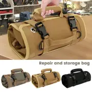 Portable Tool Roll Thickened Oxford Cloth Roll up Tool Bag Multi Pockets .w