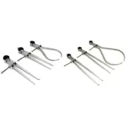 Inside & Outside Precision Divider Calipers Measuring Metalworking Tools 6Pcs