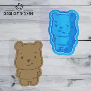 Cute Winnie the Pooh Cookie Cutter and Embosser - 7.8cm x 5cm