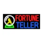 Fortune Teller Glass Neon Sign 32"L x 13"H #10797