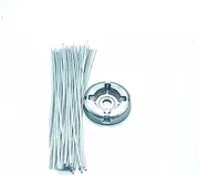 KEMKEY Thickened Aluminum Alloy Hitting Head Wire, Hitting Rope Lawn Mower Head Electric Lawn Mower Universal Accessories(Grass Hitting Head with 60 haying Ropes)