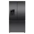 Hisense 634L French Door Fridge with Plumbed Water Black Stainless Steel HRFD...
