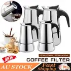 2/4/6/9-Cup Percolator Stove Coffee Maker Moka Stainless Pot Top Espresso Latte~