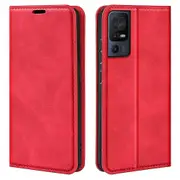 For TCL 40 SE Skin-touch Leather Phone Case ic Flip Stand Wallet Phone Cover