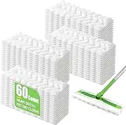 Gazeer 60 Count Pet Heavy Duty Dusters Refills Compatible with Swiffer Sweeper Mop, Dry Sweeping Cloths for Floor Mopping and Cleaning, Unscented