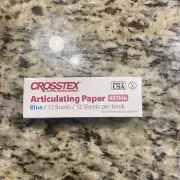 CROSSTEX - Articulating Paper - XXThin - 12 Books 12 Sheets Book Blue TPXXT