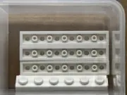LEGO Parts - White Plate 1 x 6 - No 3666 - QTY 5