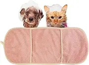 Quick Dry Towel for Dogs | Absorbent Dog Towel - Microfiber Dog Washcloth Quick Drying, with Comfortable Hand Pockets, Washable, Paw Cleaning and Drying Mitts Gloves