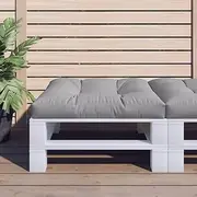 Outdoor Cushions Grey Fabric, Patio Cushion Pillow Seat Replacement, Chair Furniture for Sofa, Bench, Couch, Waterproof 80x80x12cm