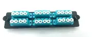 LGX LC 24 ports Fiber Optic Adapter Panel, Multi mode OM3 OM4 AQUA 10 GIG