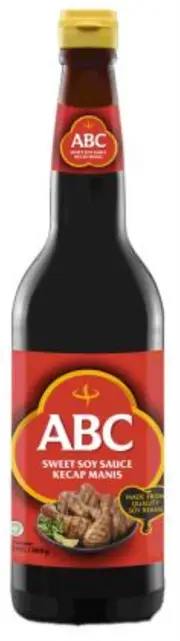 Abc Ketjap Manis (sweet Soy Sauce) Red Label 620 Ml x 1