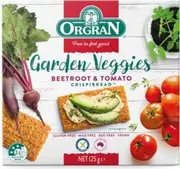 Orgran Beetroot & Tomato Crispbread G/F 125g