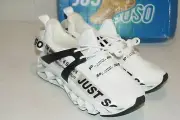 Just So So 39 Women's Sz 9.5 Shoes White Black Casual Trainer Lifestyle Sneakers