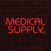 BRAND NEW "MEDICAL SUPPY" 30x12x1 INCH LED FLEX WINDOW/WALL INDOOR SIGN 30577