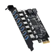 USB 3.2 Pci Express Adapter Pci E to 7 Ports USB3 Gen1 Expansion Adapter5820