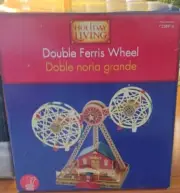 Double Ferris Wheel Vintage Christmas Display By Holiday Living. New In Box