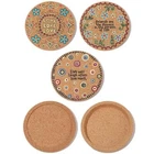 Holder Non-slip Cork Coasters Wooden Cup Mat Heat Resistant Anti-hot Heat Pad