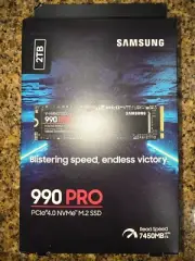 ✔✔ Samsung 990 PRO 2TB NVMe PCIe 4.0 M.2 2280 (MZ-V9P2T0B/AM) Internal SSD