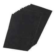 Glitter EVA Foam Sheets Soft Papers Self-Adhesive 11.8 x 7.8 Inch Black 12 Pcs