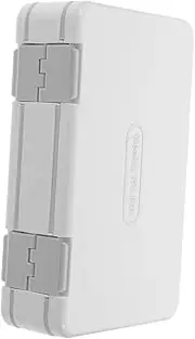 Box Weekly Pill Organizer Container Portable Day Medicine Dispenser with Double Design Airtight Seal for Travel Morning Afternoon Evening Compartments Capacity for Daily Use
