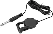 Microphone Collection Clamp/Holder, Broad Compatibility, Easy to Use, for Acoustic Guitar, Ukulele, Light, Metal, Black