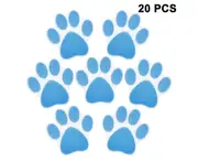 20 Pieces Non-slip Bathtub Stickers Adhesive Paw Print Bath Treads Non Slip Traction To Tubs Bathtub Stickers Adhesive Decals Anti-slip Appliques