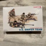 Dragon DML Model Kit #3016 U.S. Sniper Team 1:35 Elite Force