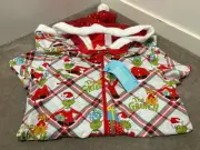 BNWT Peter Alexander 2023 Christmas Grinch One-piece - SIZE 14 Kids