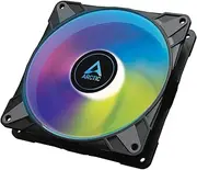 [ARCTIC] P14 PWM PST A-RGB - Case Fan, 140 mm PWM, Optimised for Static Pressure, Semi-Passive: 0-1900 RPM, 5V 3 Pin A-RGB LED, Single Fan - Black