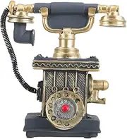 European Style Telephone Ornament Retro Phone Old Style Retro Desk Phone Vintage Decor for Home Small Home Decor Home Decors Mini Retro Telephone Miniture Decoration Toys Resin