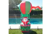 Christmas Decoration Inflatable 210cm Santa Claus Flying Hot Balloon