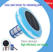 Solar* Pool Ionizer Prevents Algae Using 80% Less Chlorine Keeps Water Sparkling