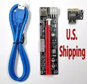 PCI-E 1x to 16x Powered USB3.0 GPU Riser Extender Adapter 1-4-12 pcs. lot