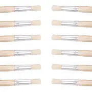 12x Jasart Soft Hog Bristle Round Sz 12 Art/Craft Paint/Colour Brush Series 582