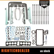 Full Gasket Set Timing Chain Kit Head Bolts For 99 Ford Mustang 4.6L V8 VIN "X"