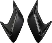 Hood Scoops 2pcs/set Car Front Engine Hood Air Flow Intake Scoop Bonnet Vent Cover Trim Universal Exterior Accessories Car Air Intake