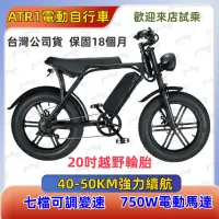 在飛比找蝦皮購物優惠-{新北試乘}復古越野電動自行車 ATR1 電動腳踏車 自行車