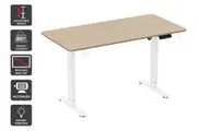 Ergolux Electric Standing Desk 140 x 70cm (Oak/White)
