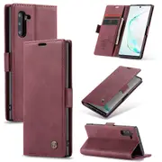 CaseMe Samsung Galaxy Note 10 Classic Folio Leather Case Cover Note10 [Wine]